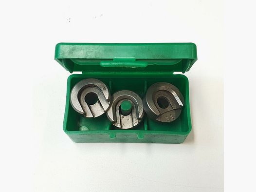 Set RCBS - set di supporti per bossoli RCBS #3, #8 e #11 in scatola verde RCBS