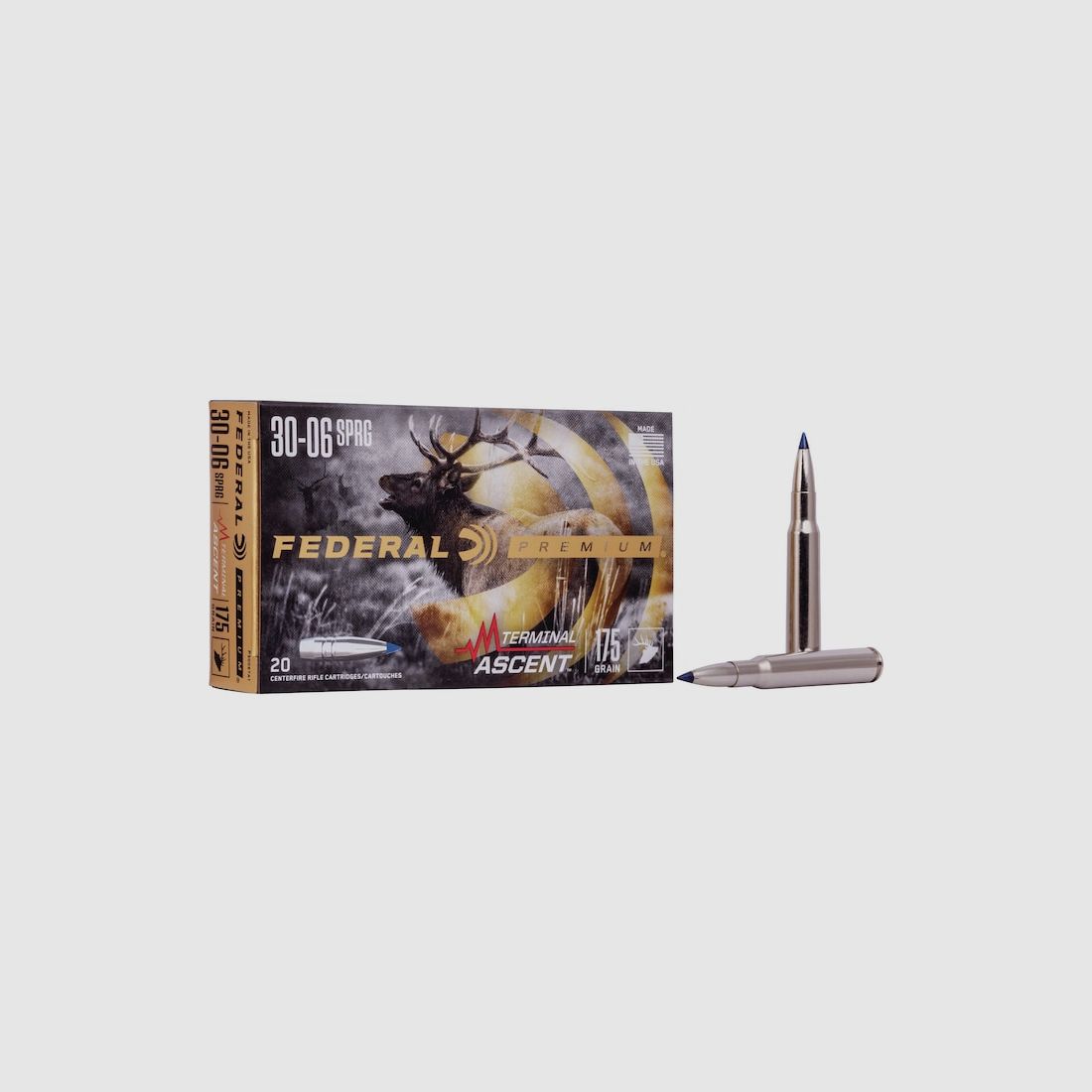 Federal Premium Terminal Ascent .30-06 Sprg. 175GR 20 cartouches
