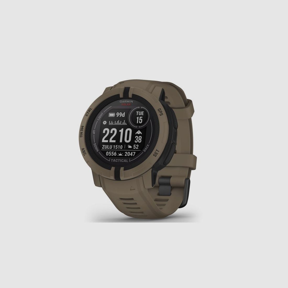 Garmin Garmin Smartwatch Instinct 2 Solar Tactical Edition hellbraun