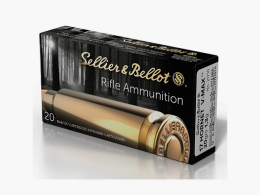 17 Hornet S&B V-MAX 20gr VE20