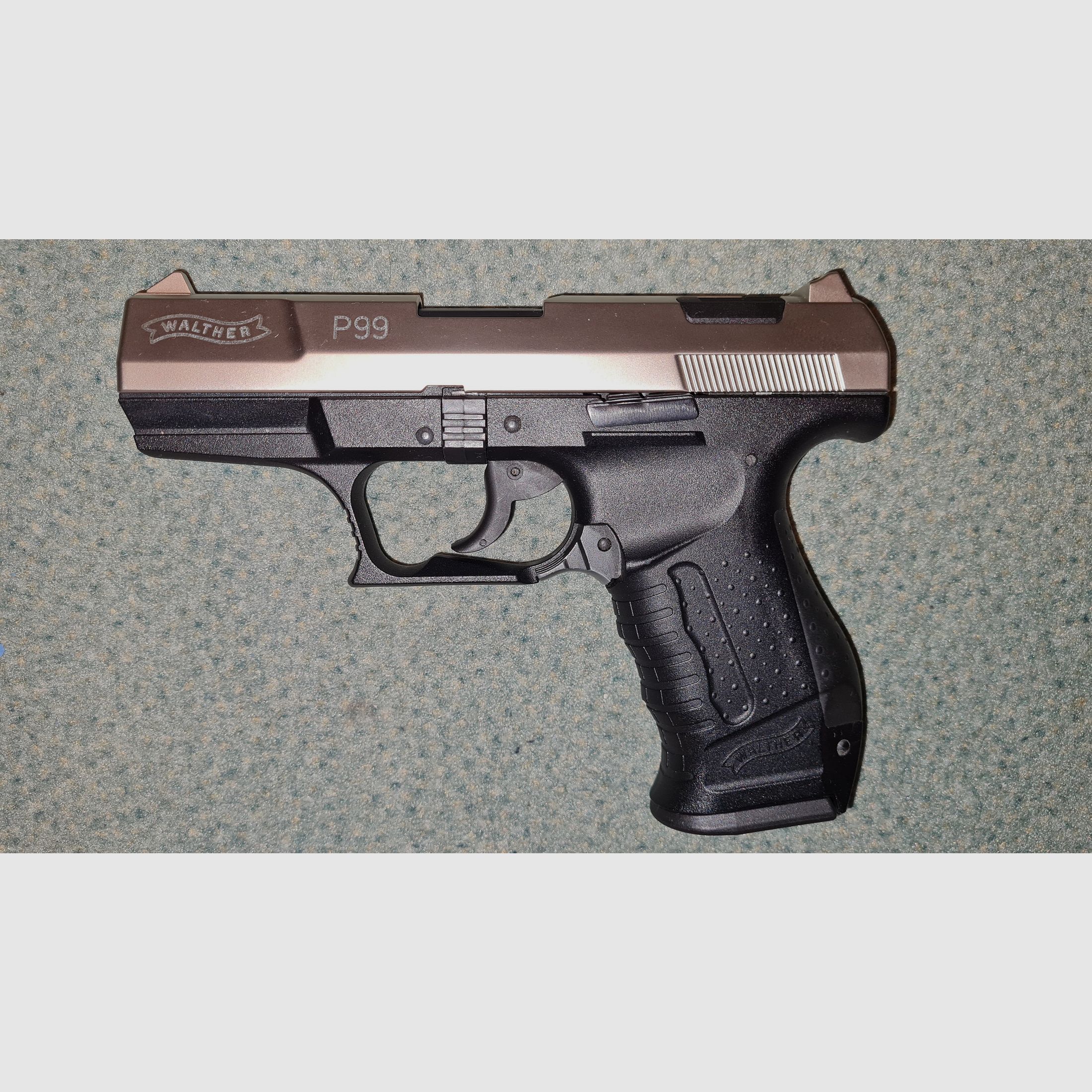 P99 Nickel, 9mm PAK