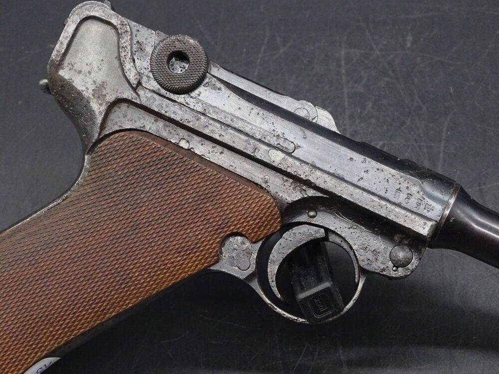 Erfurt 1913 P08 / P04 Marine / 150mm Lauflänge Kaliber 9mm Luger P08 mit 150mm Lauf / P04