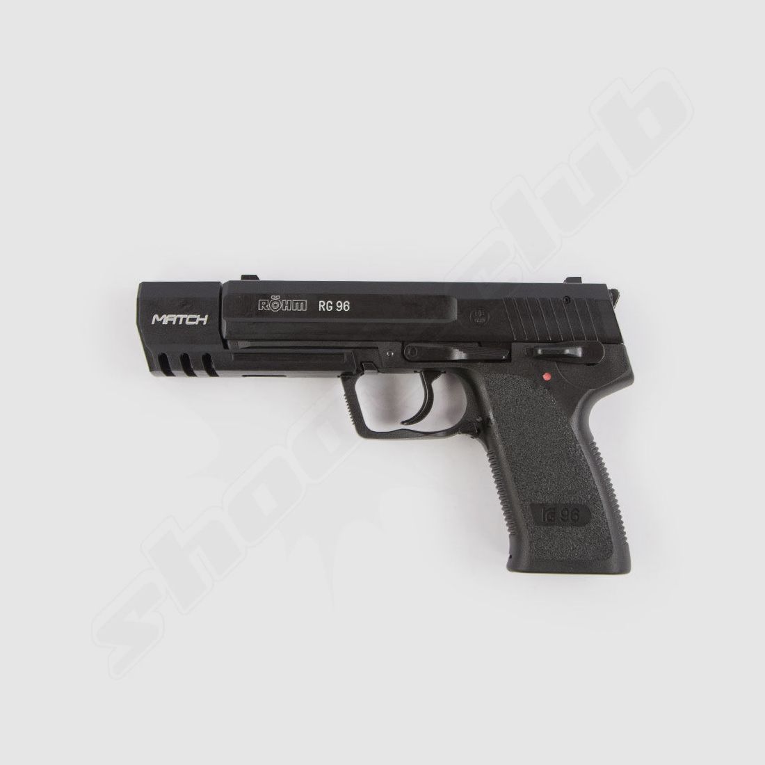 Röhm RG 96 MATCH Schreckschusspsitole 9 mm brüniert inkl. 150 Platzpatronen