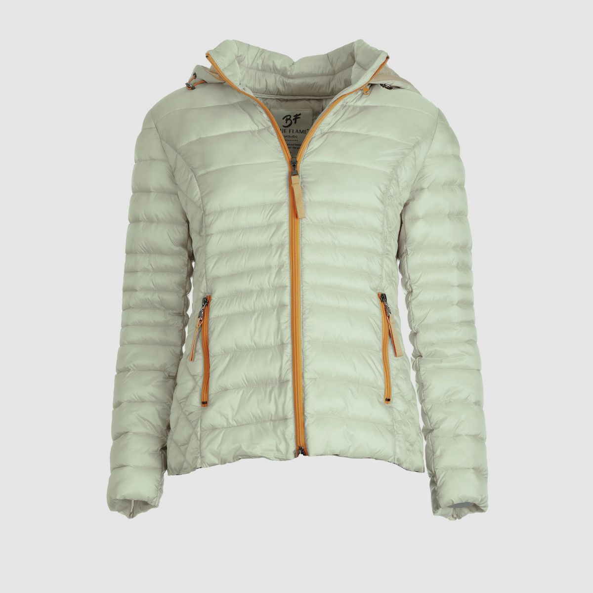 Blue Flame Stepp Hoodie Light Green Orange