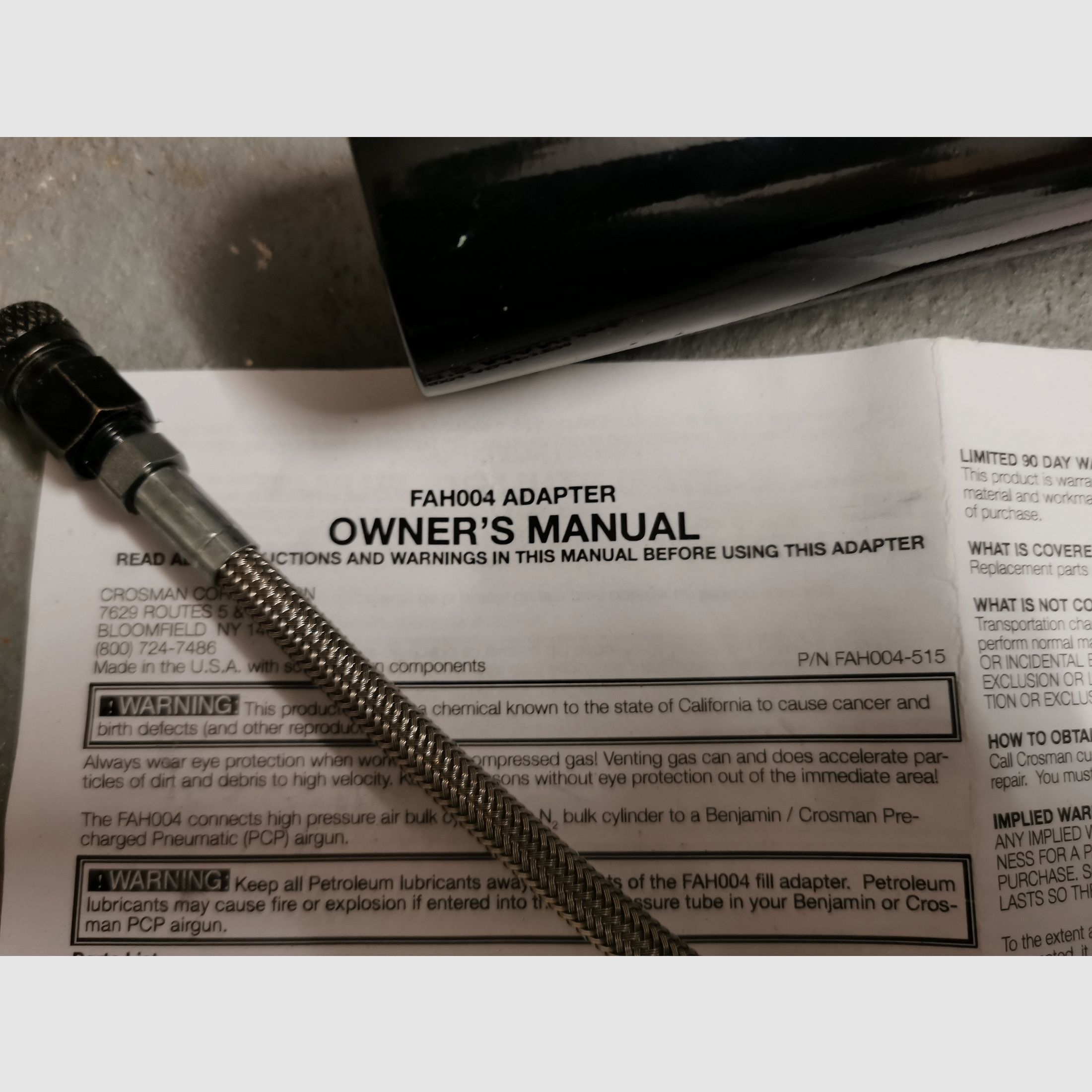 Steambow Bulldog 440 Excalibur Armbrust m. pneumatischem Spanner und viel Zubehör