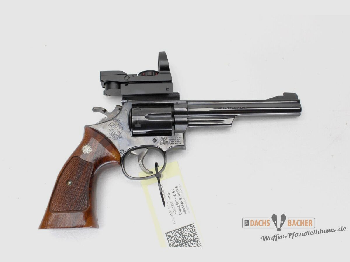 Revolver S&W Smith & Wesson Mod 19-3 Kal. .357 Mag 6\" mit Sight, Bild 2 von 3