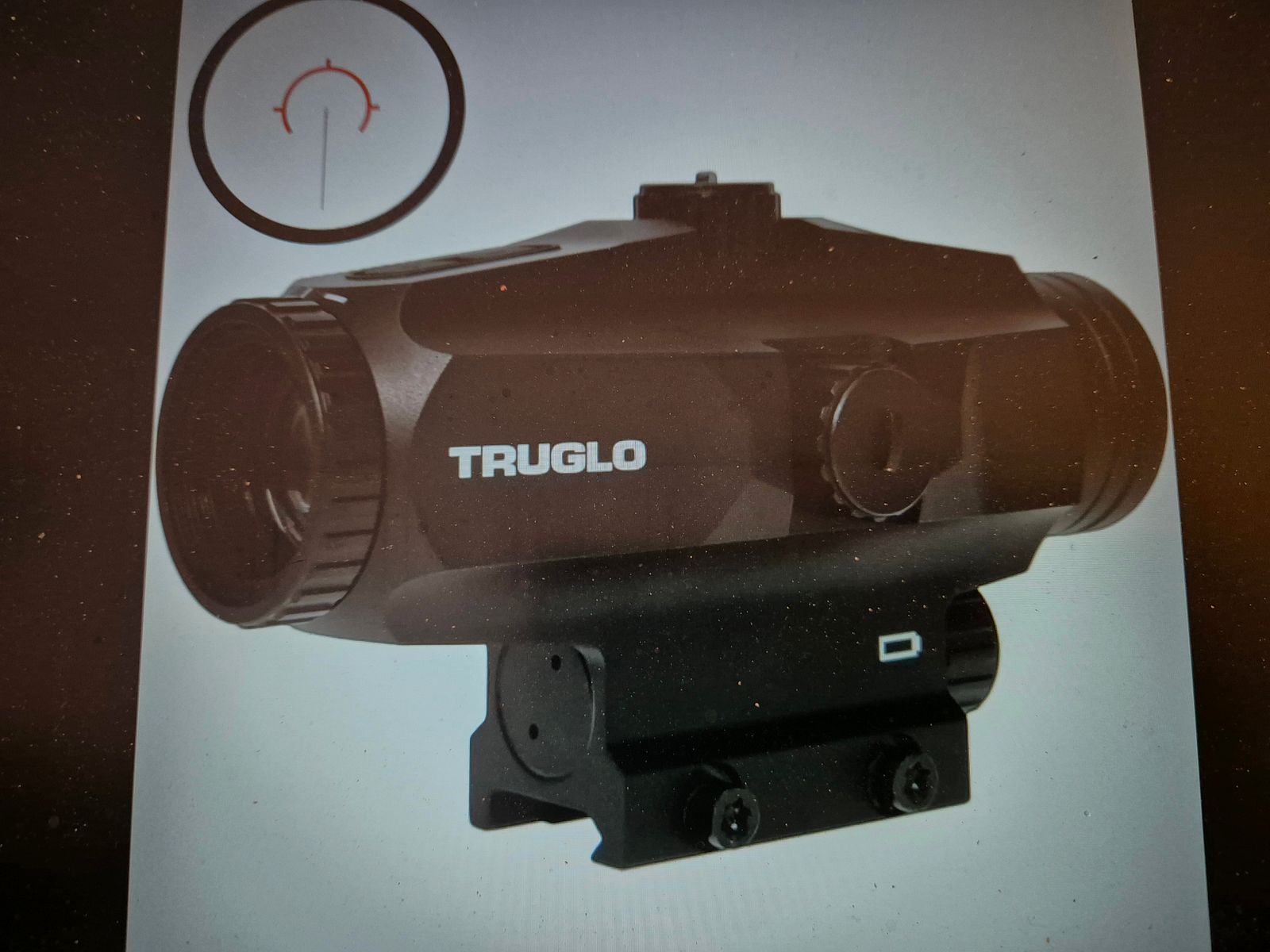 Original Truglo Prisma pr3 3x32mm Jagd taktisches Gewehr Fernrohr beleuchtet 6 moa absehen rot punkt visier