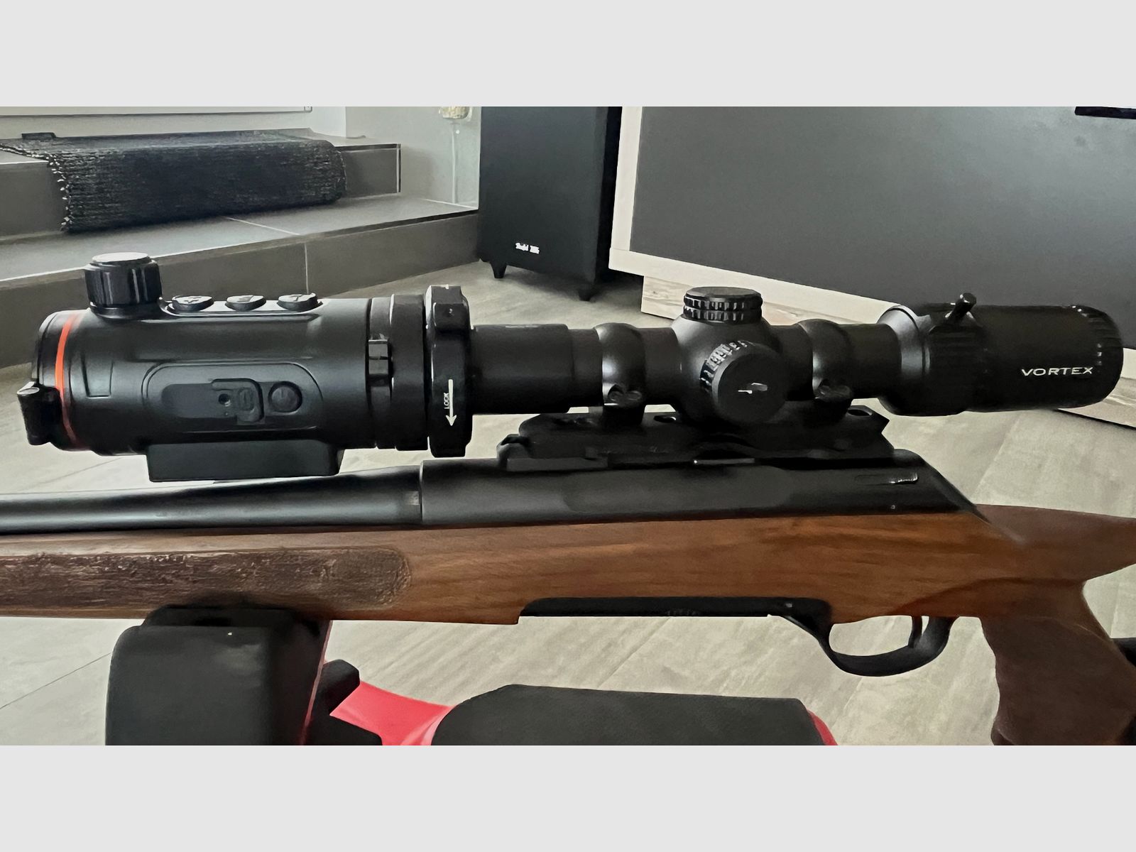 Haenel Jäger 10 in .308 komplett mit Wärmebildvorsatzgerät
