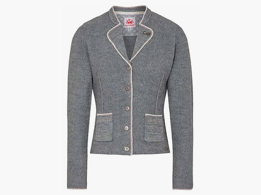 SPIETH & WENSKY Aileen Strickjacke Damen Hellgrau