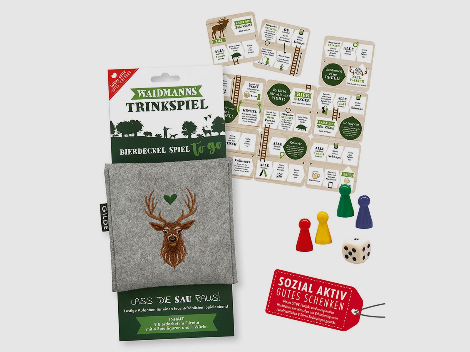 Bierdeckel-Spiel To Go