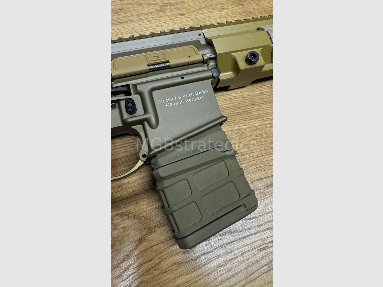 sportingly approved! H&K MR223 A3 11" barrel - SPORT - sand-colored semi-automatic rifle .223Rem - Heckler & Koch - lots of accessories approved in BKA assessment! civilian version H&K 416 G95