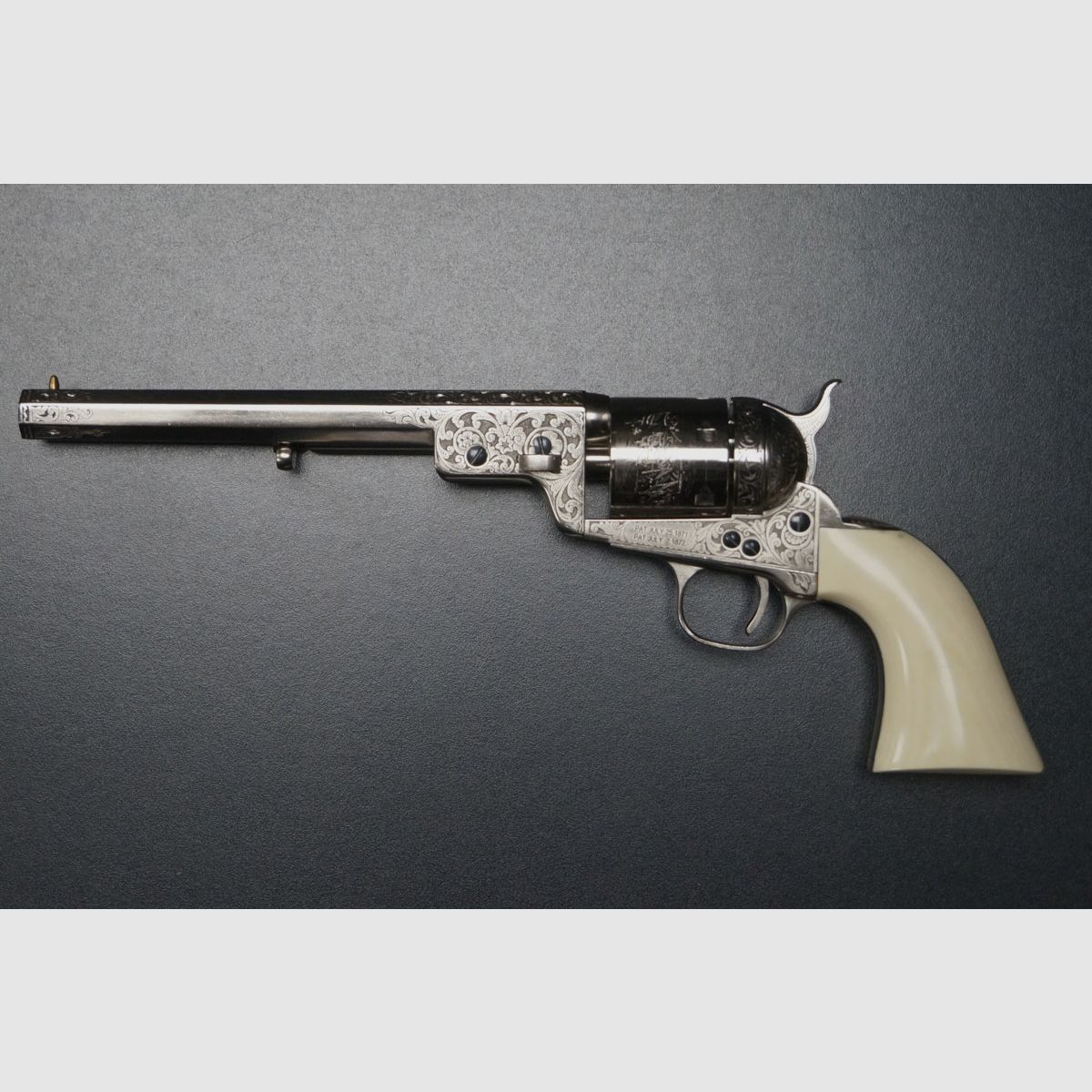 Uberti Richard-Mason Navy Nickelé Gravé, image 9 sur 9