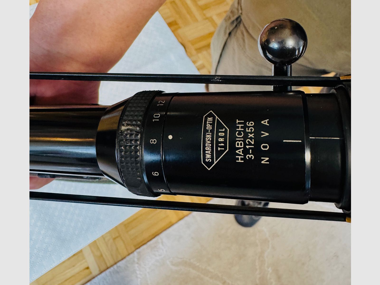 Repetitiegeweer Mauser Model 98 – Müller – Kaliber 7×64 – Kombi-trekker – Swarovski Habicht 3–12×56, kruis 4 – Suhler haakmontage