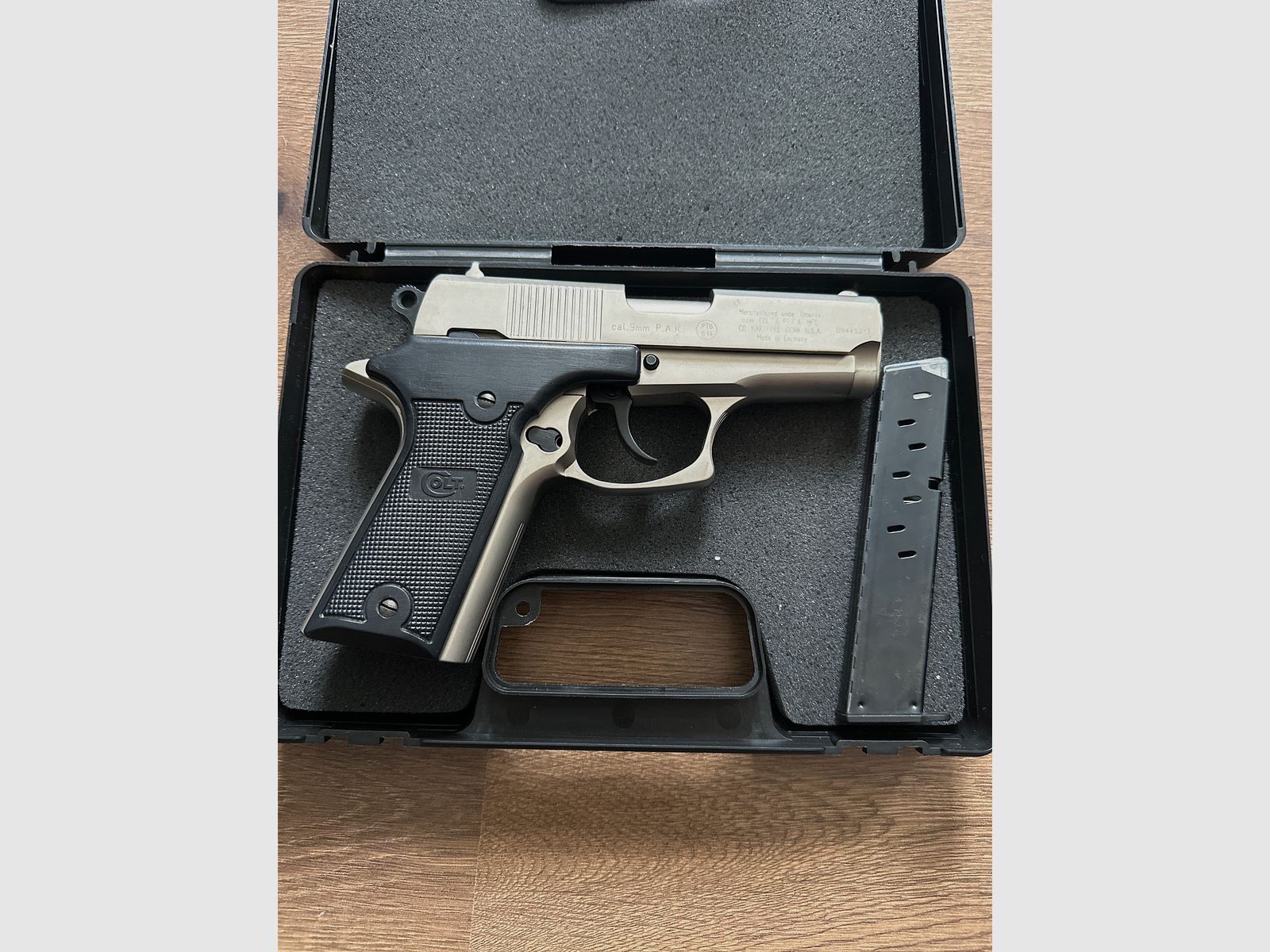 Colt Double Eagle SSW 9mm PAK gebraucht Chrom