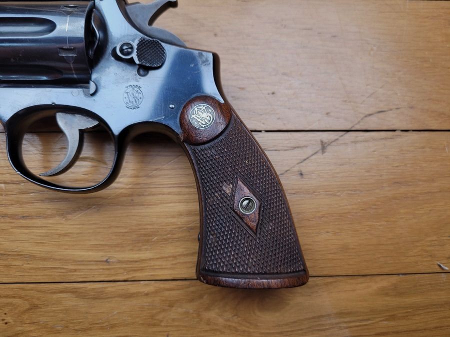 Seltene Smith&Wesson « Outdoorsman » – Modell 22.K – 22LR – geboren 1931! – 6 Zoll – 6 Schuss – Traumzustand!, Bild 3 von 19