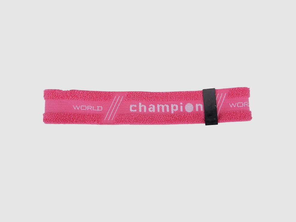 Bandeau Champion rose 1 clip casquette de tir/bandeau