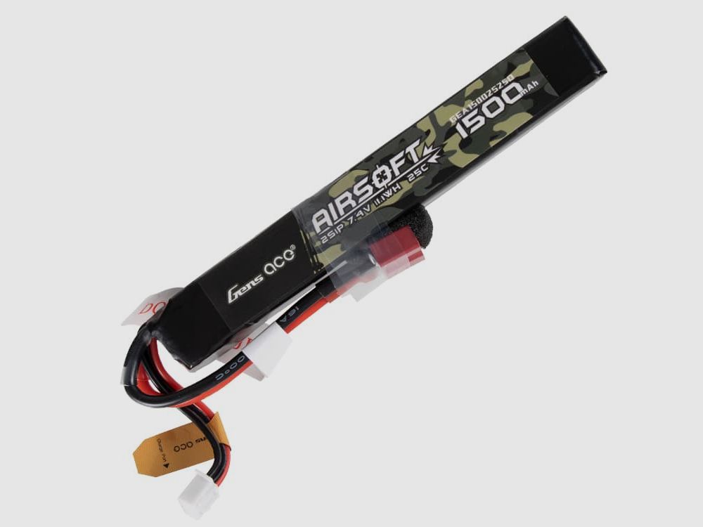 Gens Ace 74V 1500mAh 25C LiPo Stick Type (T-Plug)
