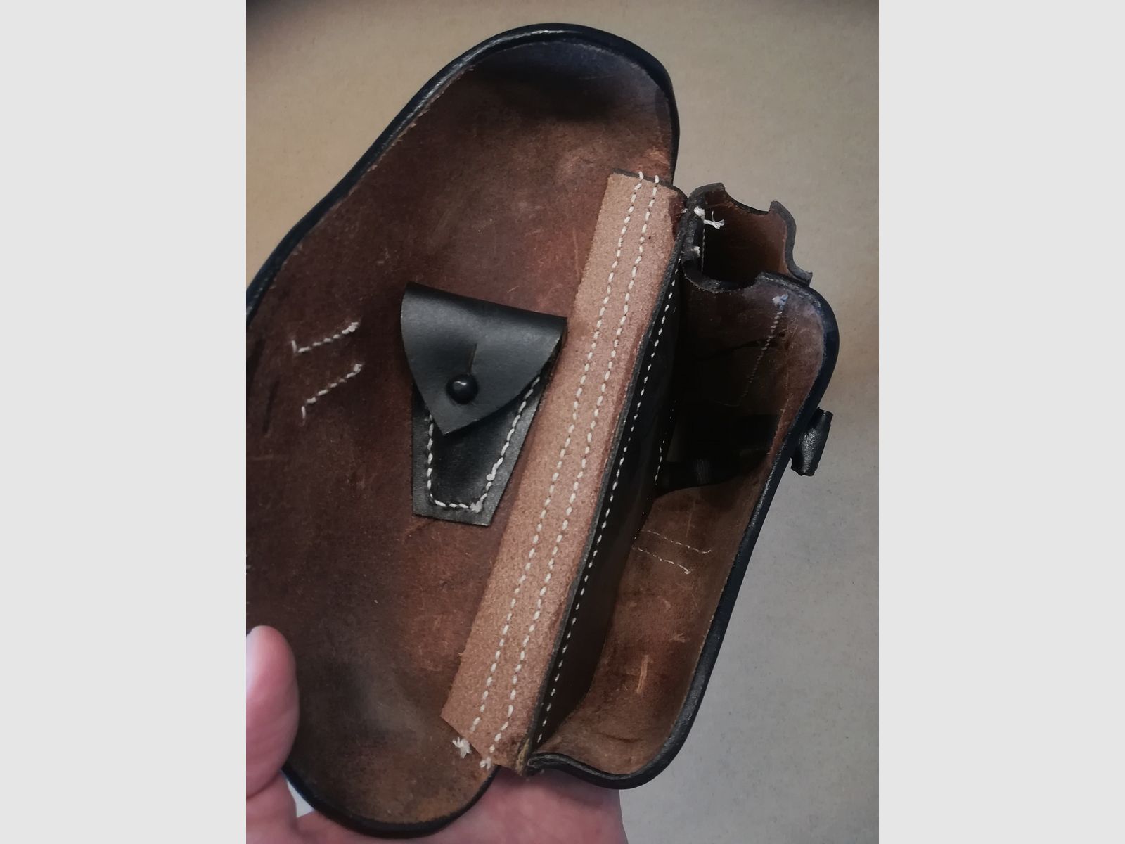 ME P08 Kal. 9 mm P.A.K. mit Echtlederholster