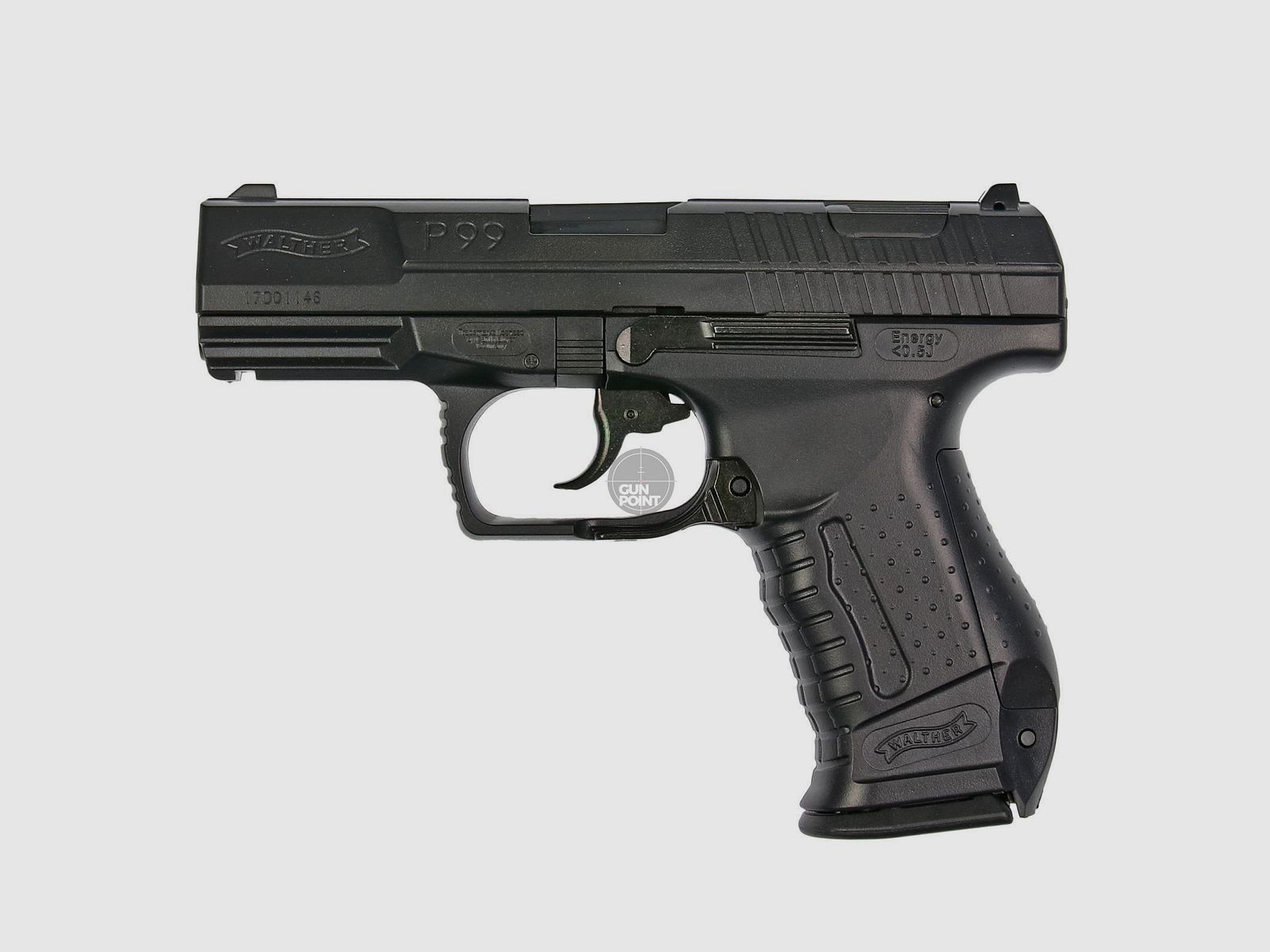 Softair - Pistole - WALTHER P99 - ab 14, unter 0,5 Joule