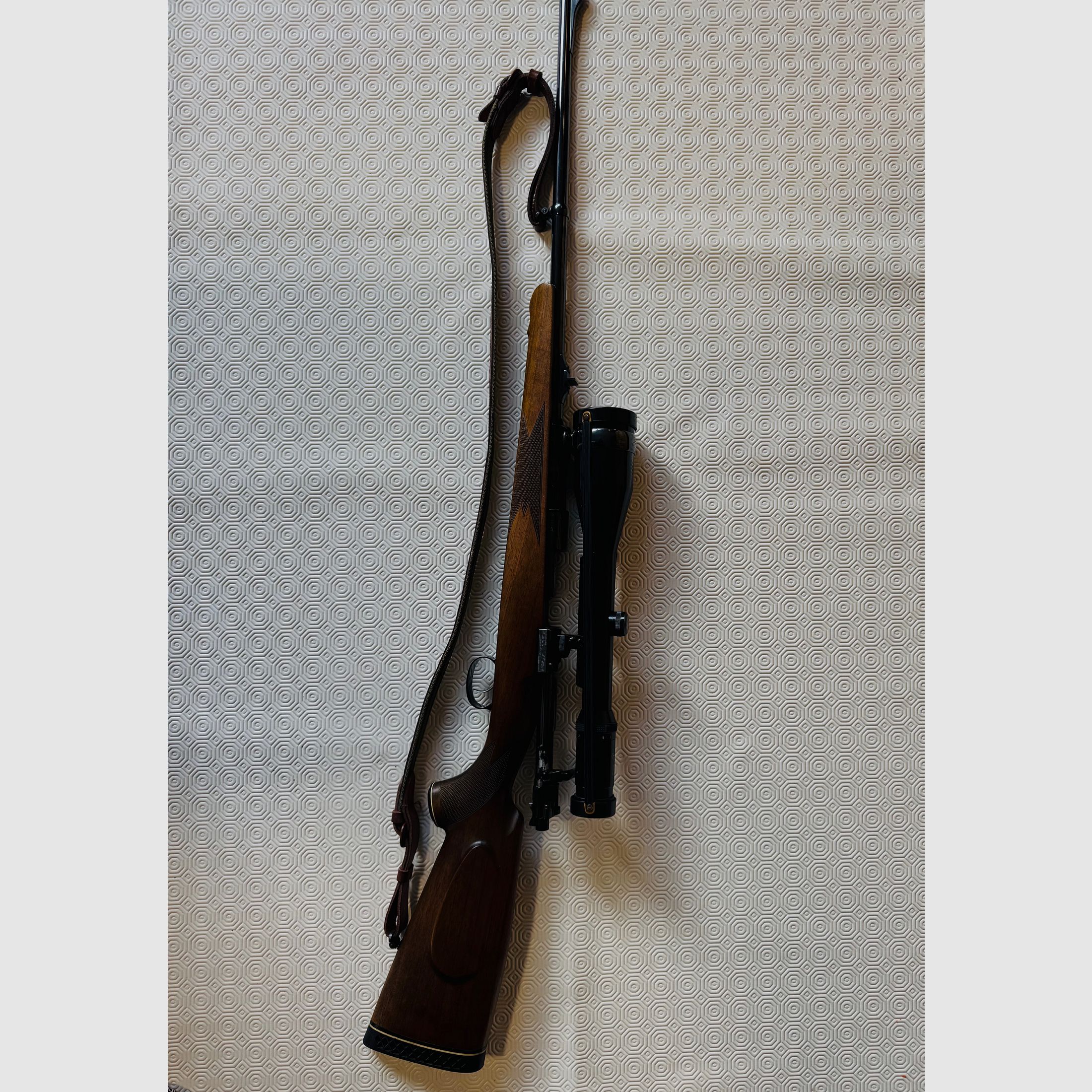 Repetierbüchse Mauser Modell 98 – Müller – Kaliber 7×64 – Kombi-Abzug – Swarovski Habicht 3–12×56, Absehen 4 – Suhler Einhakmontage