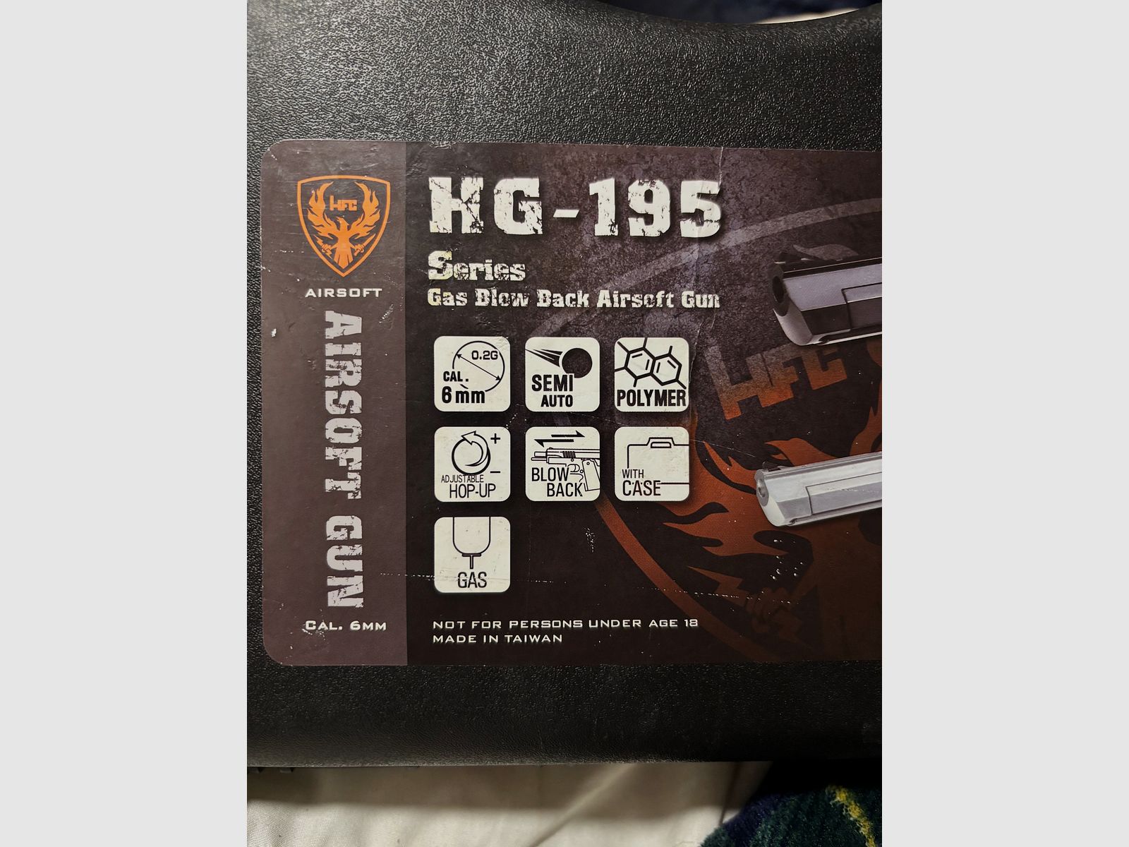 Dessert Eagle GBB 6mm Airsoft Gun
