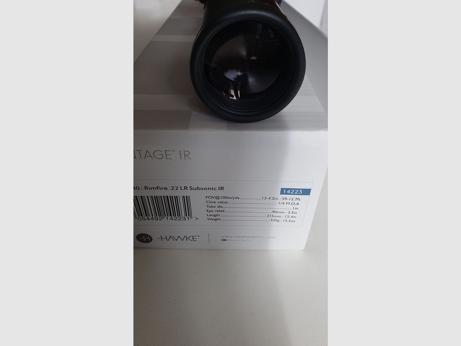 Hawke Vantage 3-9x40 Rimfire HV IR incl. mounts