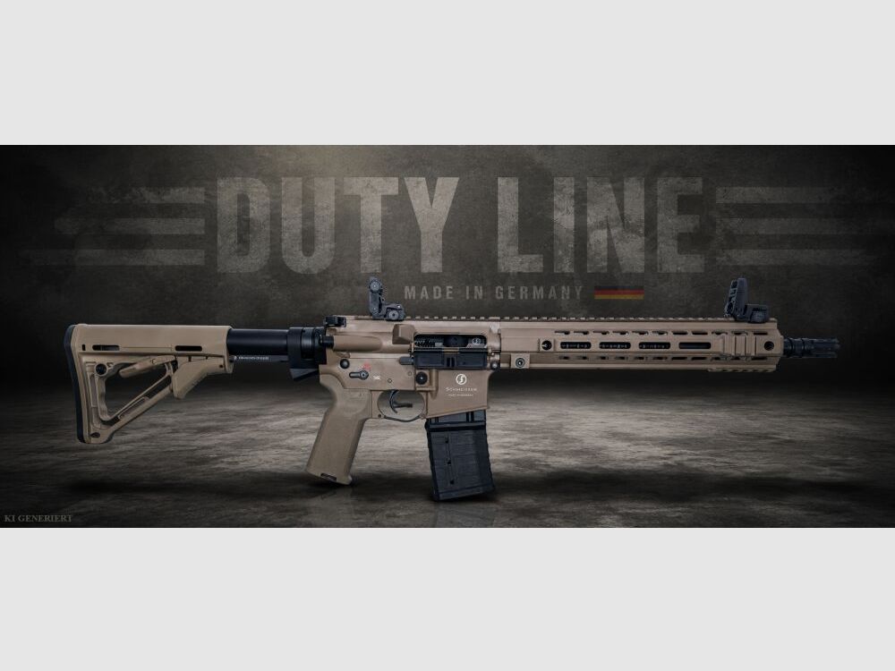 Karabin Schmeisser AR15 Duty Line 12,5" półautomatyczny 223Rem FDE model 2026 - dostępny od ręki wysyłka +25€