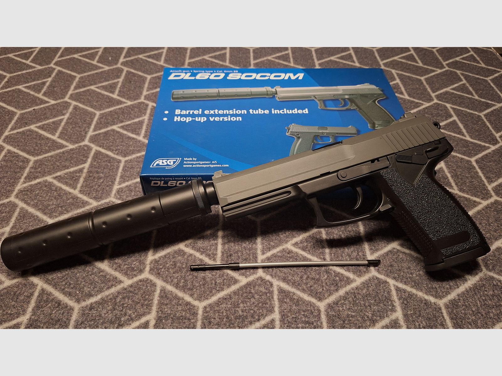 Desert Eagle/Beretta PT92/DL60 Socom 3xAirsoft-Pistole-NEU!