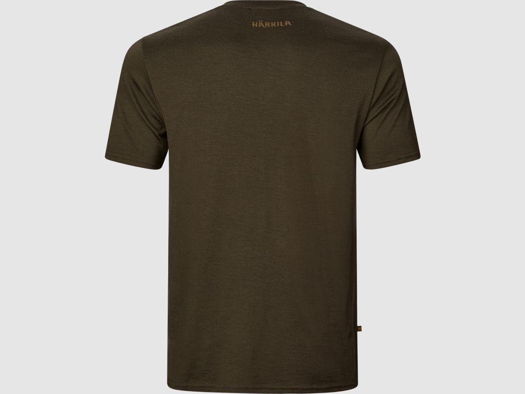 HARKILA T-SHIRT GAME GREEN STAG, immagine 2 di 2