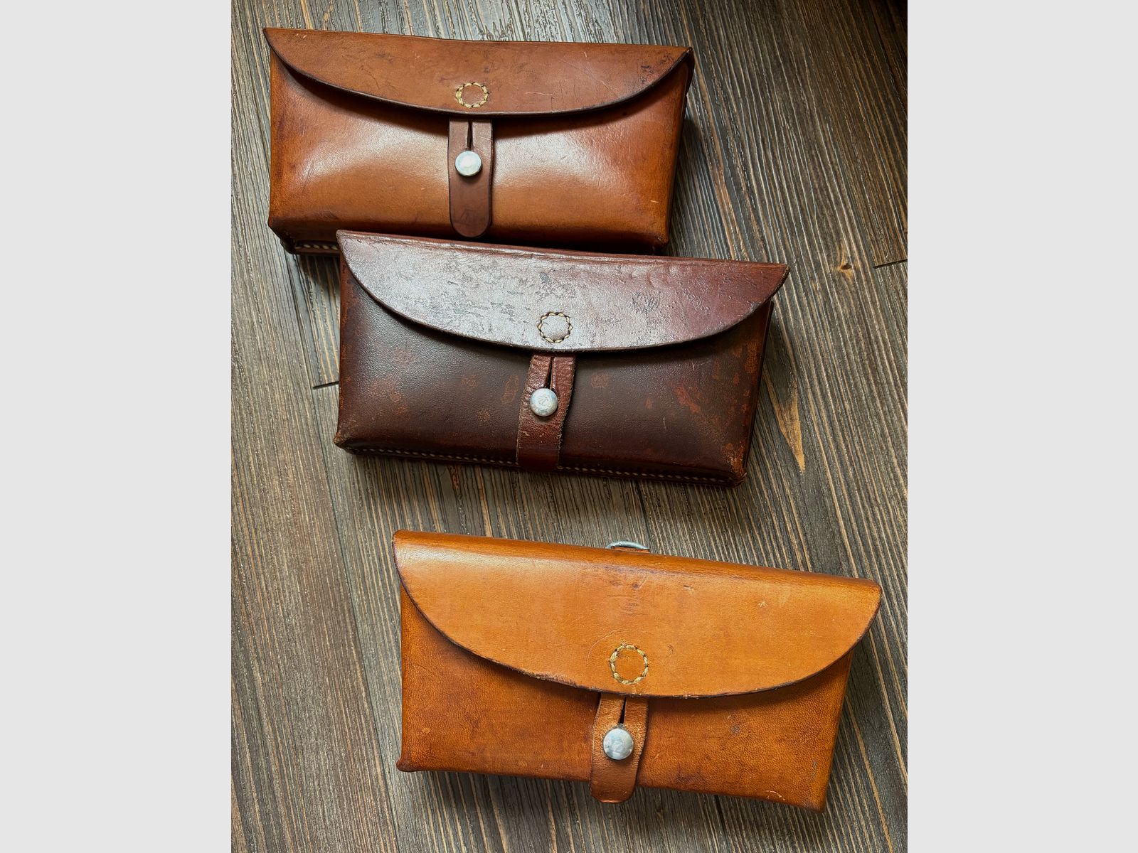 Ammunition case of the Swiss Army in safari style