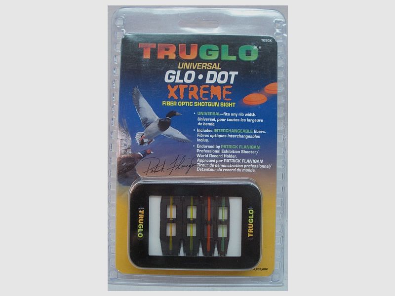 Truglo UNIVERSAL SET 4xGLO DOT - VIS. SCHIENENBREITE 6, 8, 10,