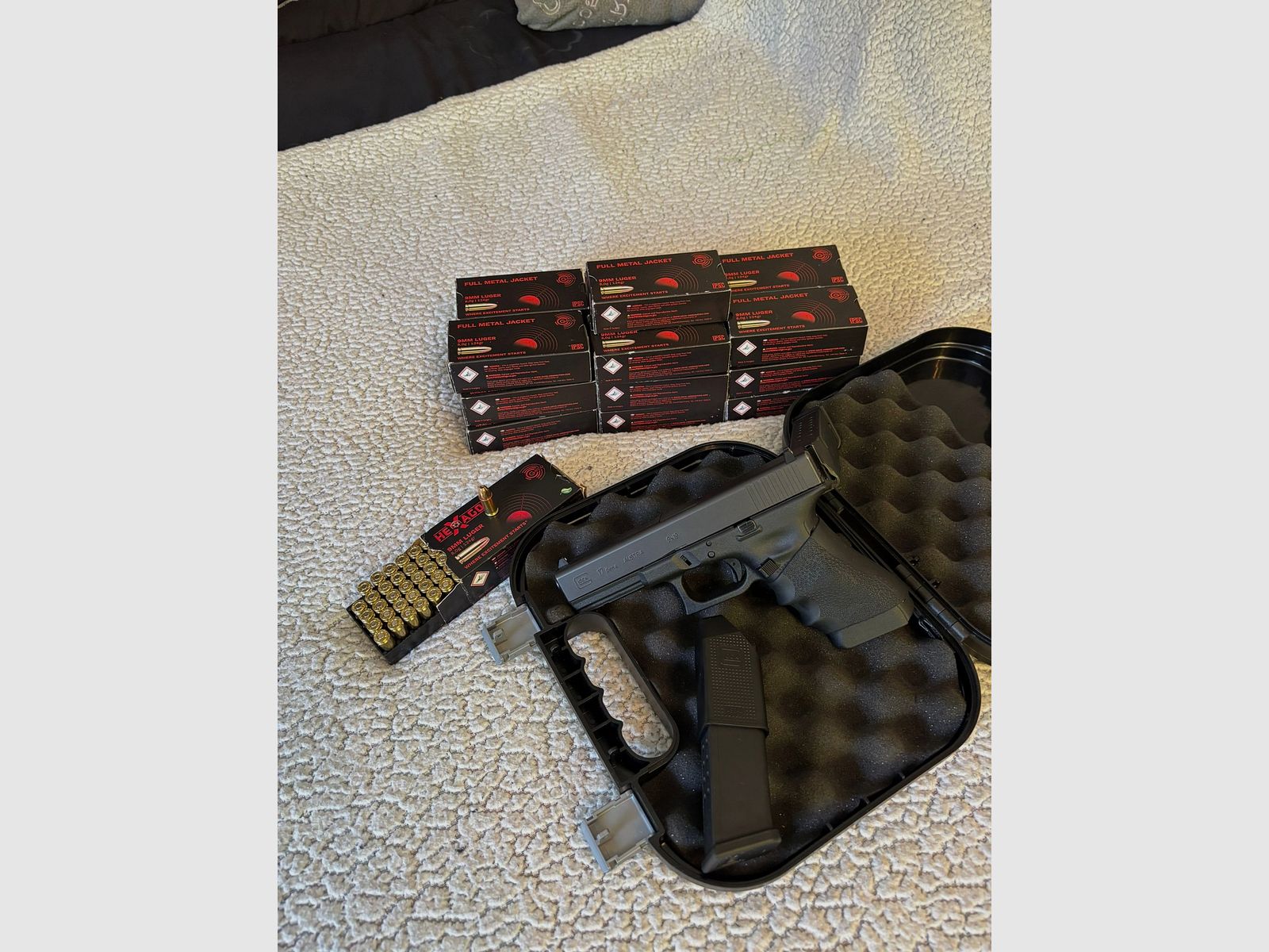 Glock 17 – 1× geschossen | inkl. Munition & Koffe