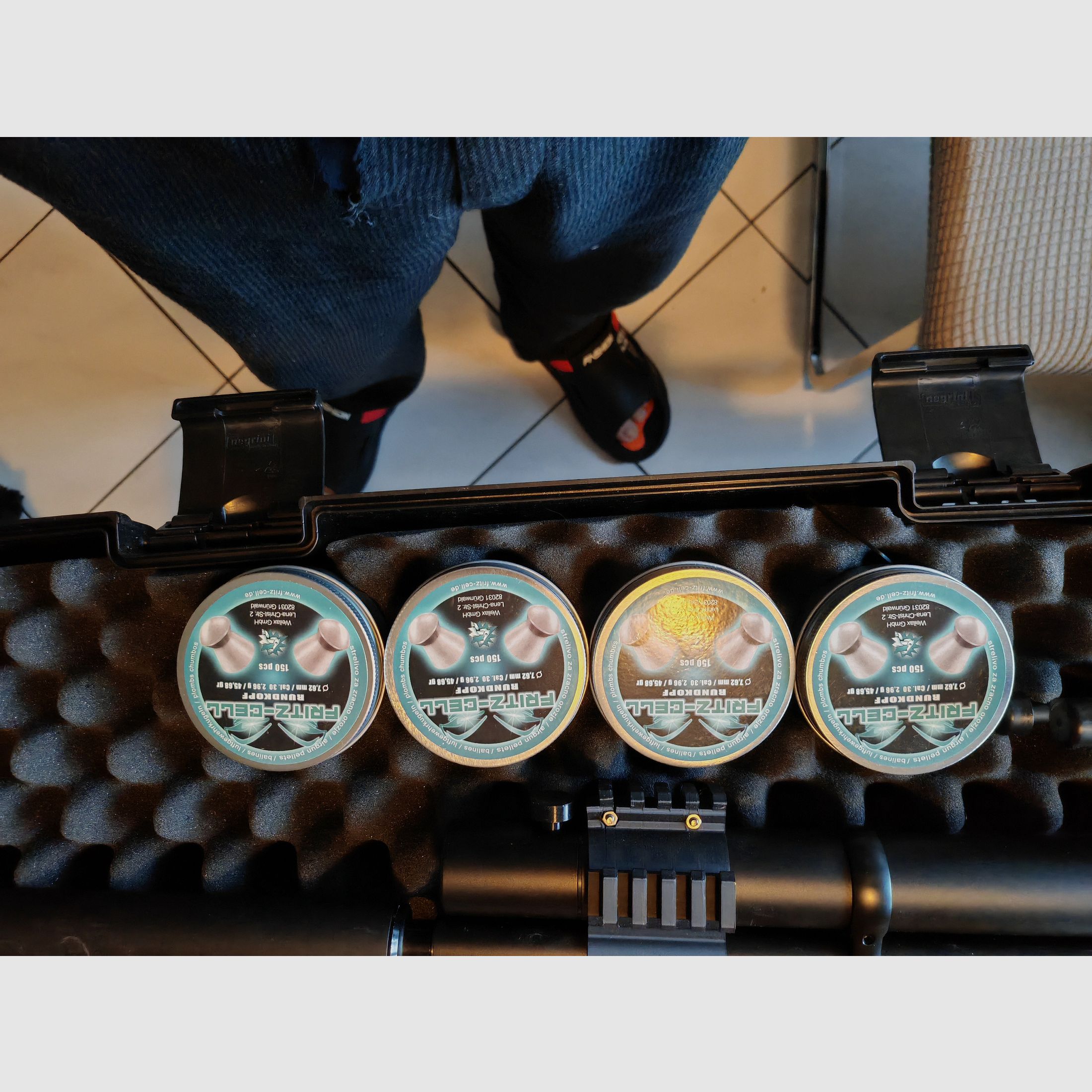 FX Dreamline Tactical 7,62 mm, accessoires et beaucoup de munitions