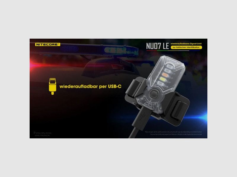 Tactical LED SIGNAL LAMP NU07LE - 15 Lumens (including battery), image 4 of 7