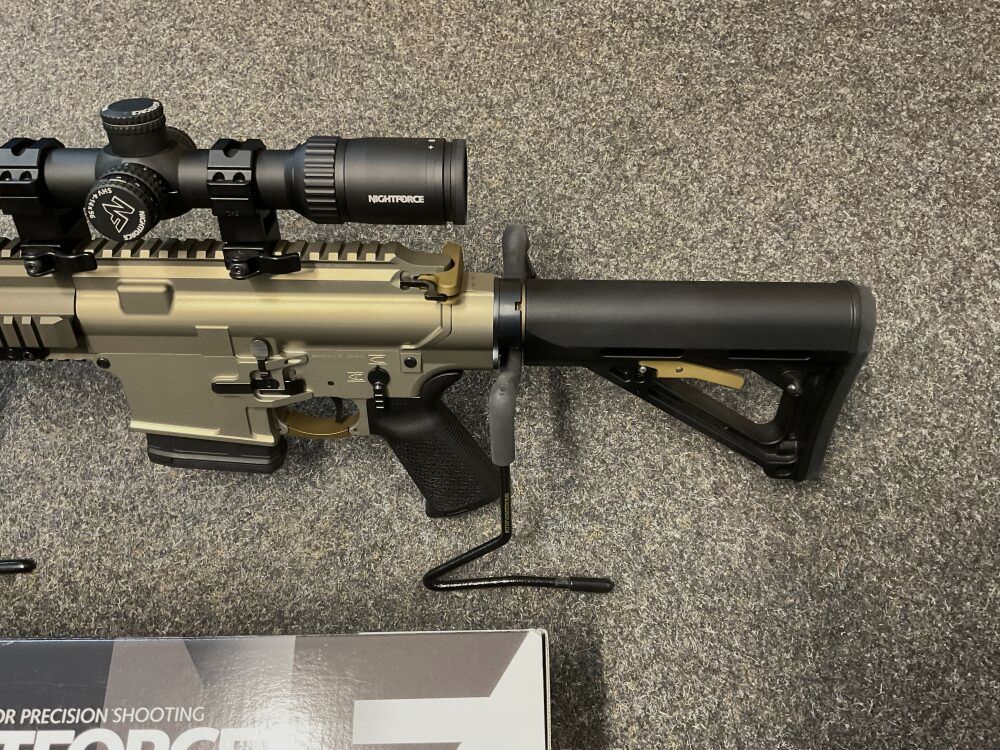 Waffen Burk BR10 308Win 12,5Zoll mit Nightforce Optik 4-14X56 4A