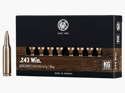 RWS .243 Win. KS 96gr. - 20 Stk