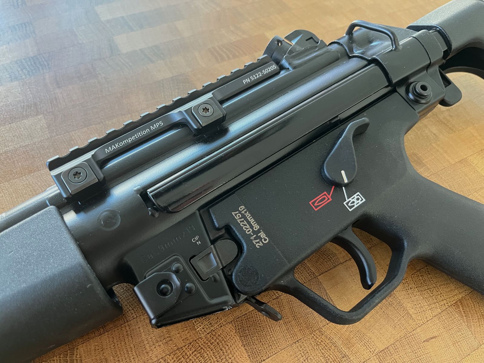 Heckler & Koch H&K HK SP5, semi-automatic pistol, civilian MP5
