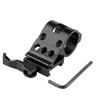 Snelmontagehouder voor zaklamp op Picatinny-rail 25,4 mm
