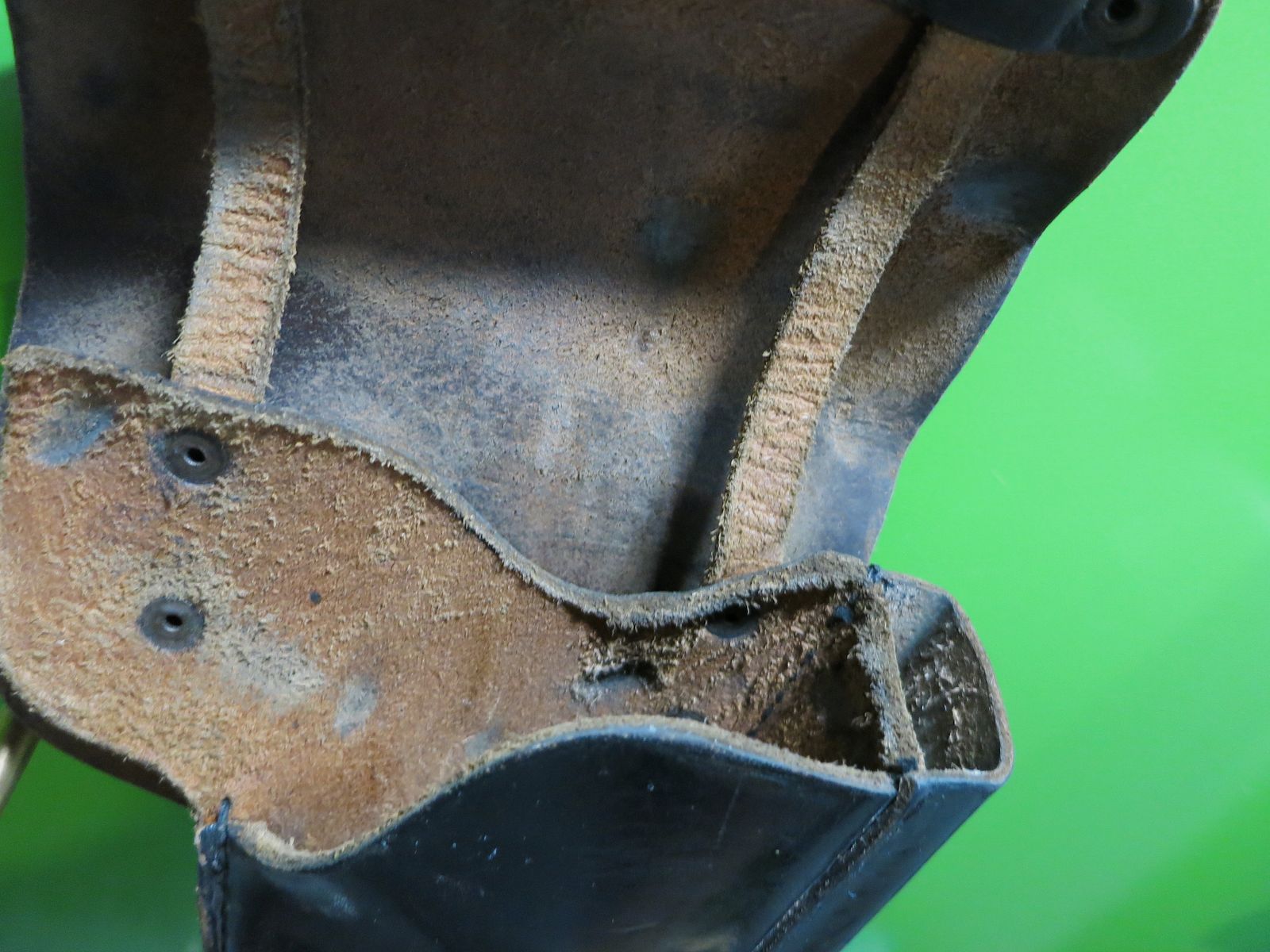 Belt holster pistol Mauser/DWM/Erfurt P38 original, leather, according to Wehrmacht #16-