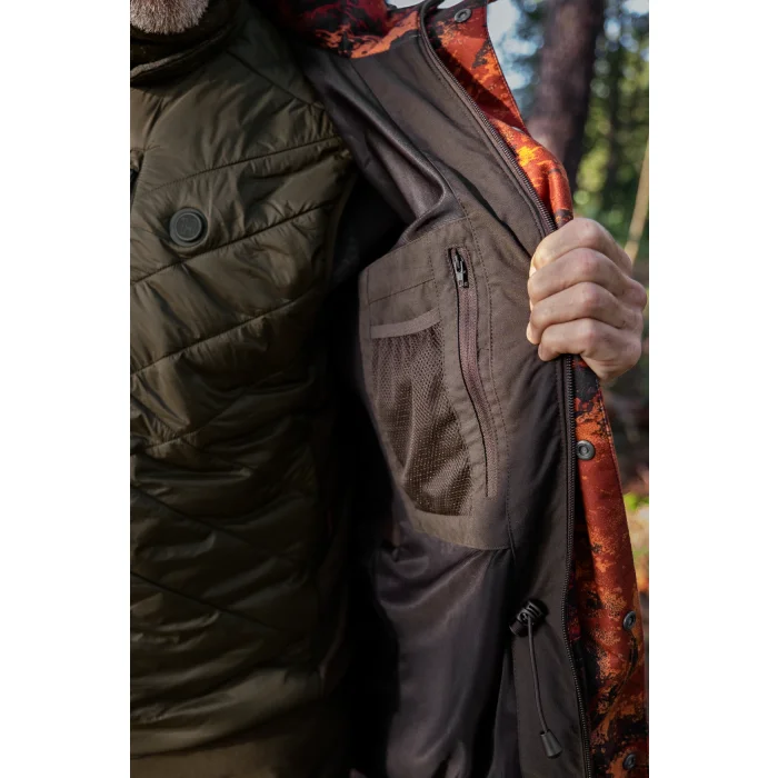 Kurtka HARKILA Forest Hunter GTX camo long - AXIS MSP Autumn orange (111370176), zdjęcie 6 z 9