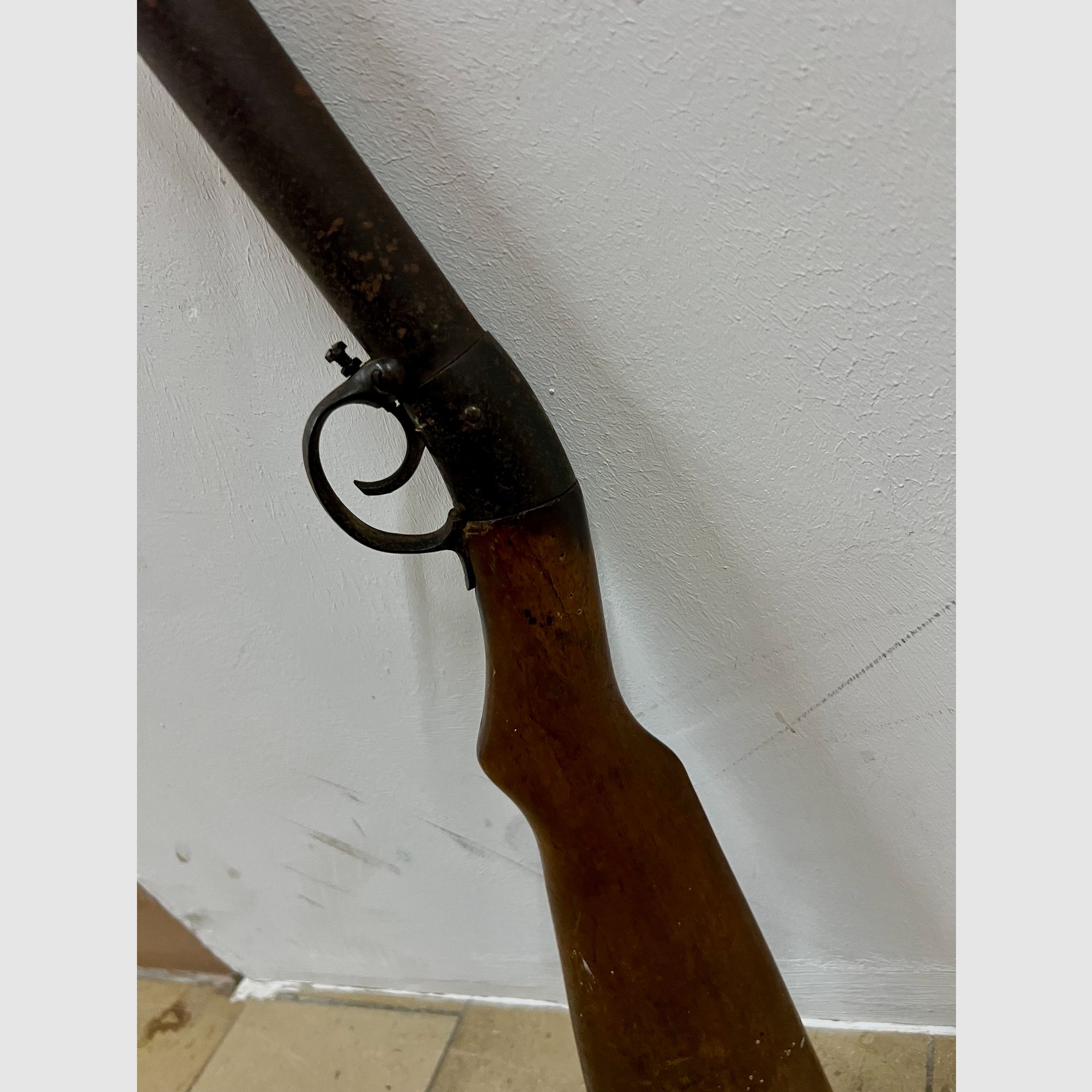 Antikes Luftgewehr Sammler funktioniert