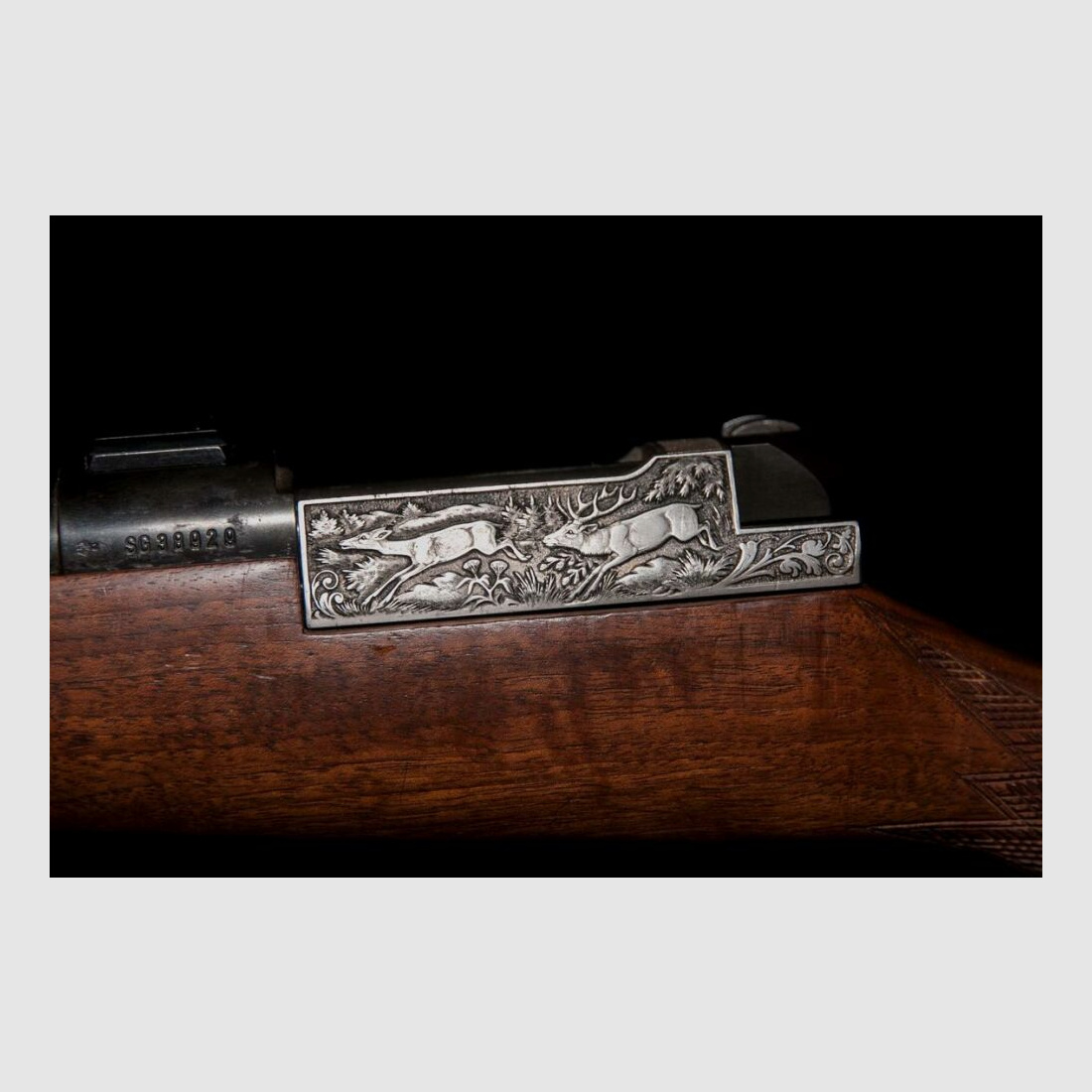 Mauser 66 S Zamek teleskopowy Luksusowy Dyplomata Grawerunek reliefowy