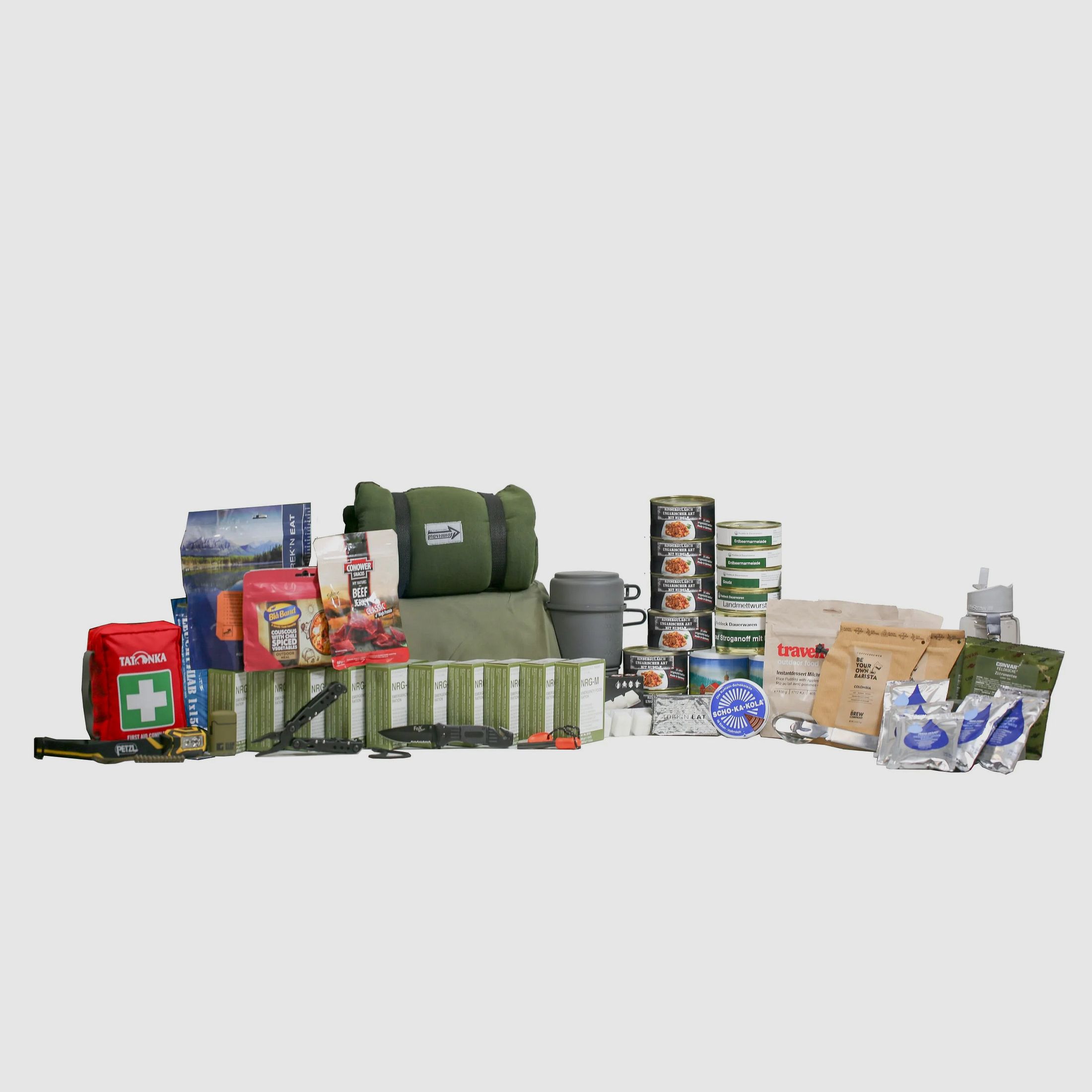 Inhalt Fluchtrucksack Large - 10 Tage