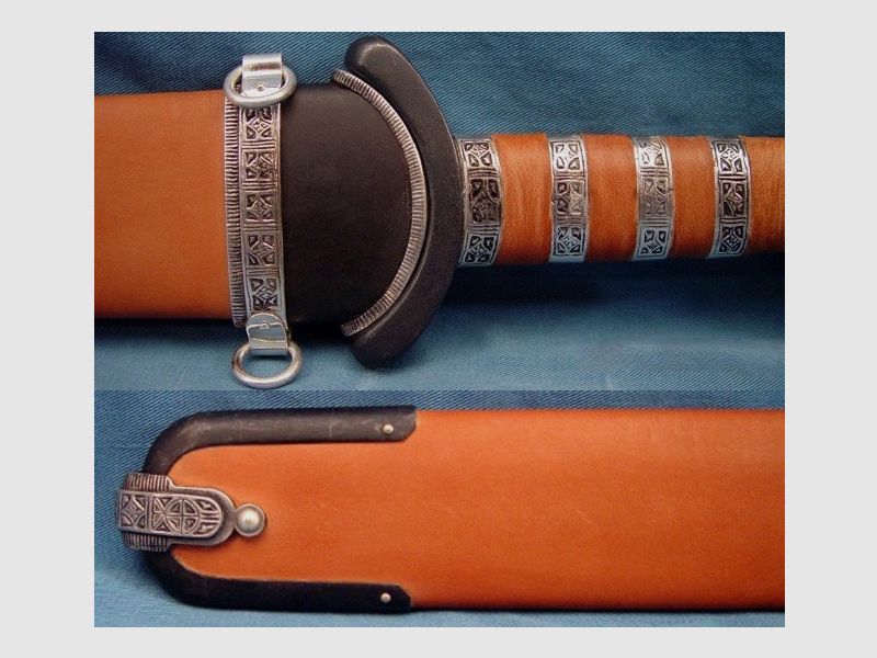 Sächsisches Schwert 9. Jahrhundert, wikingerzeitlich, Replika, NEU