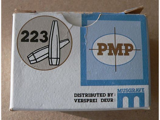 PMP proyectiles .223 Full Jacket Flat Base 55 granos, Crimprille