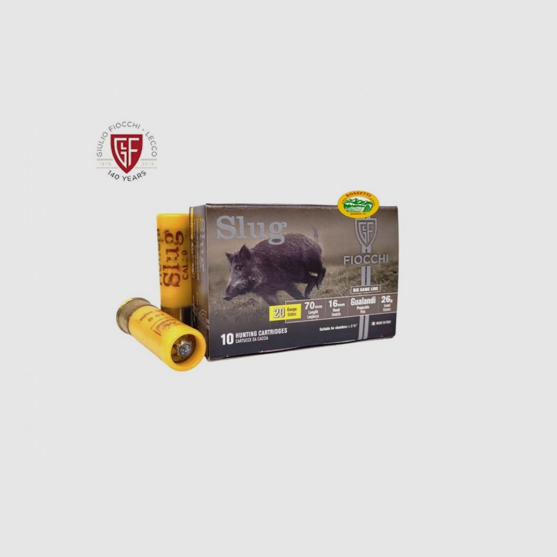 FIOCCHI Geschosse Gualandi Kal.20 gr.26