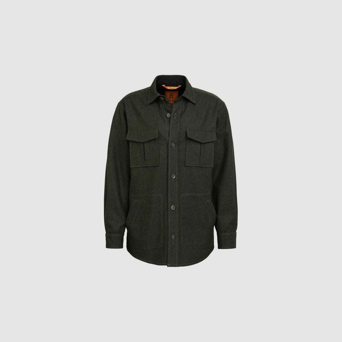 Rascher Herren Lodenhemd Franz Oliv
