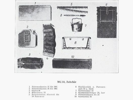 1 Wehrmacht Gurttrommel Mod.34 MG34, MG42