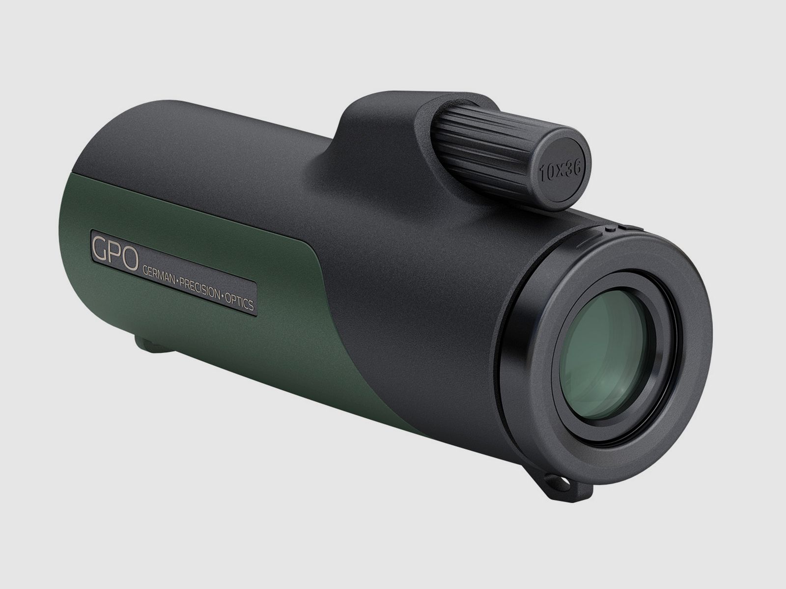 GPO Passion Monoculture 10x36 HD in black / green