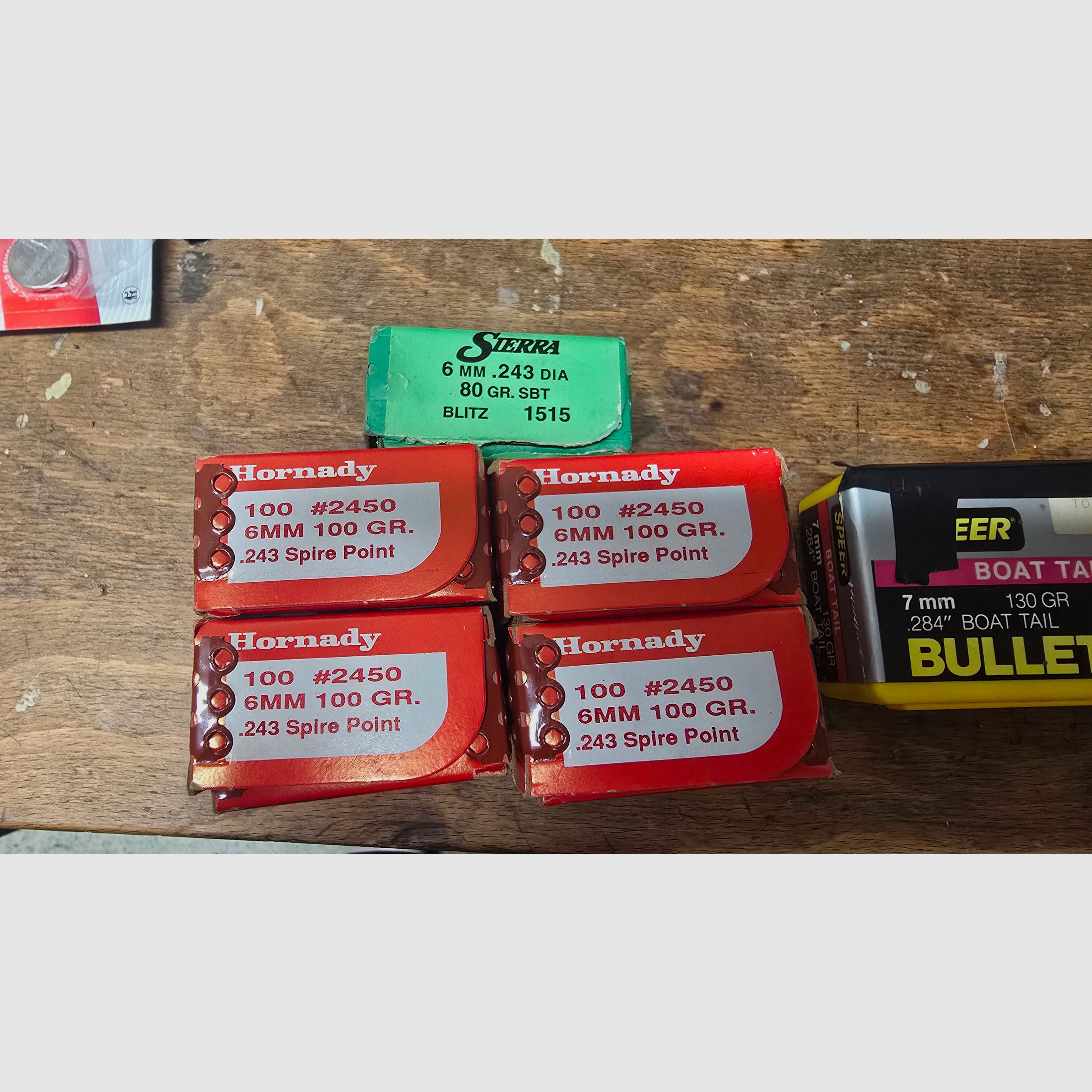 Geschosse Hornady .243 400- 500 plus Zugabe 7mm